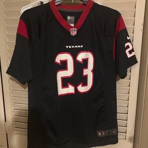 Nike Texans Black and Red Jersey- Youth Large 14/16